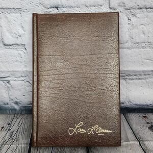 3/$25 The Cherokee Trail by Louis L'Amour Leatherette Edition Gold Edges